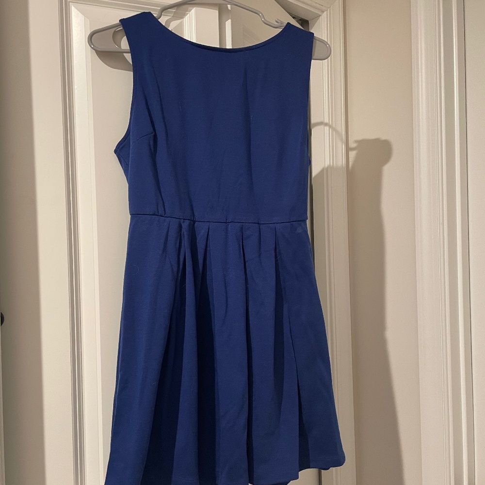 Blue dress